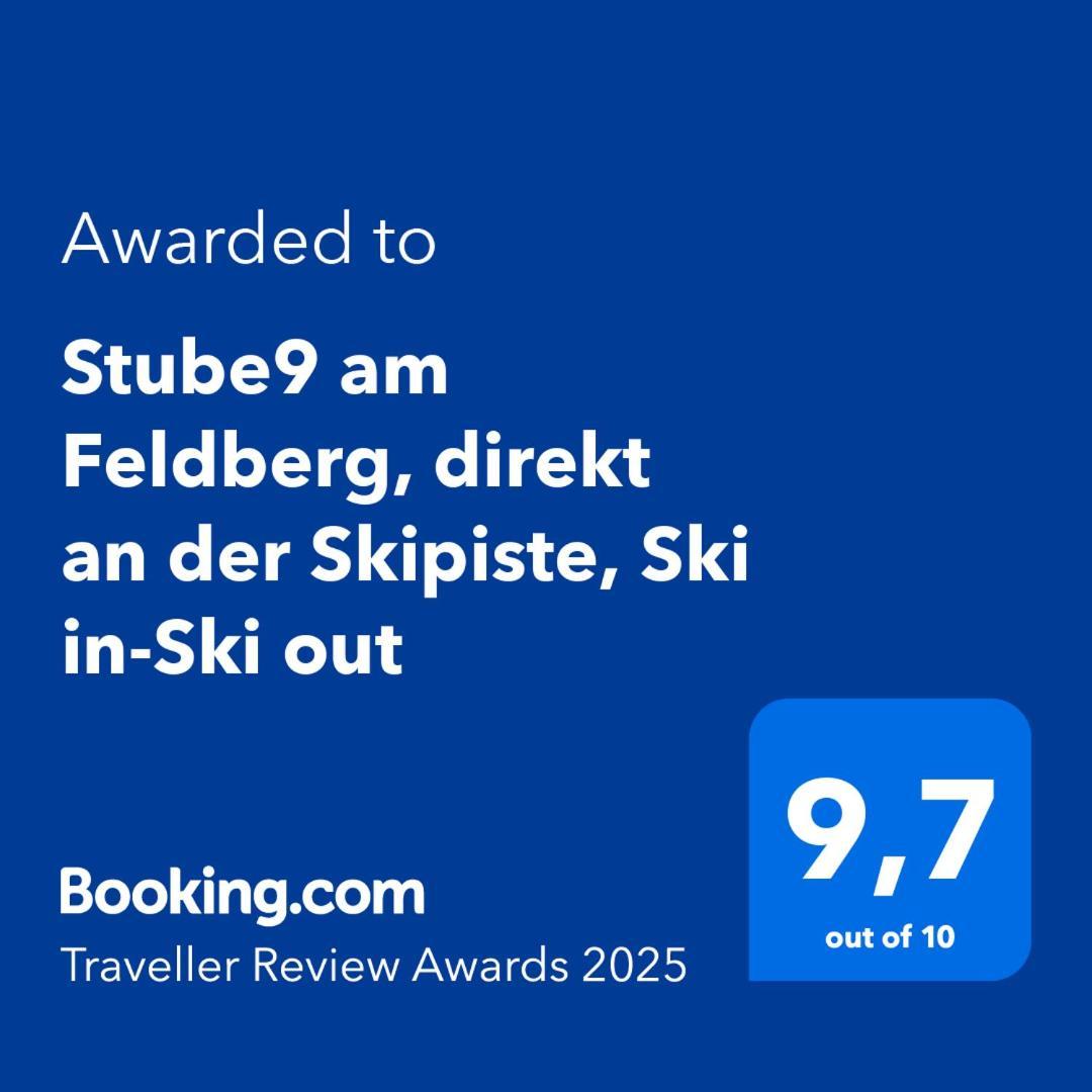 Stube9 Am Feldberg, Direkt An Der Skipiste, Ski In-Ski Out Фельдберг Экстерьер фото